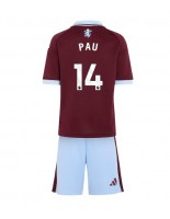 Aston Villa Pau Torres #14 Kotipaita Lasten 2026-27 Lyhythihainen (+ shortsit)